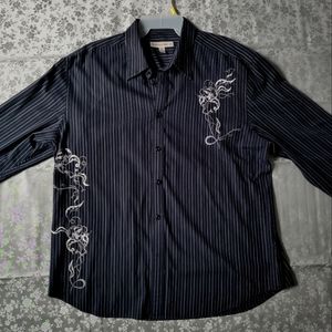 Men's Button-down Fancy Collar Dress Shirt